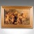 This is an antique framed crystoleum picture. A Continental, glass mezzotint painting in the Continental school manner,...