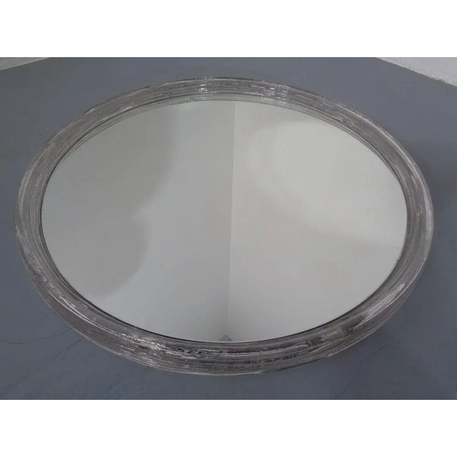Large Acrylic Glass Mirror, 1970s For Sale - Image 3 of 14