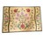 Vintage Hollywood Regency Style Floral Chinoiserie Glass-Top Serving Tray For Sale - Image 4 of 12