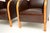Swedish Art Deco Armchairs in Satin Birch and Leather, 1930s, Set of 2 For Sale - Image 10 of 11