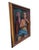 1950s Vintage Framed Acrylic Painting of Nude, Signed Hal Frater For Sale - Image 5 of 12
