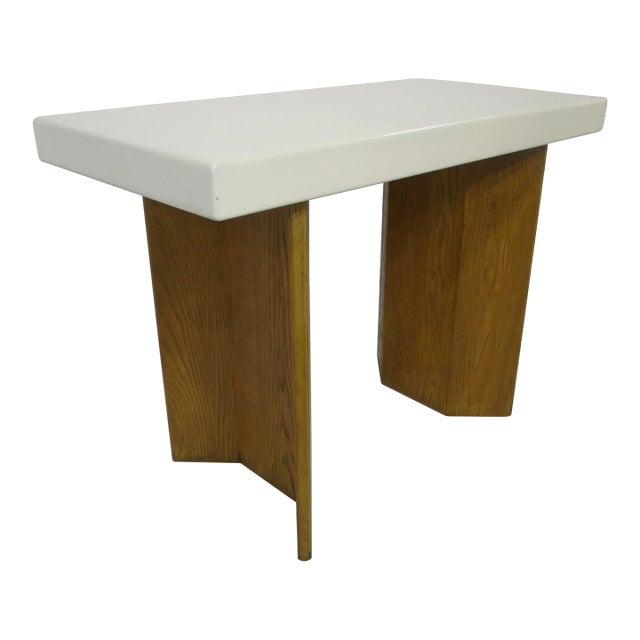 Paul Frankl Cork Top Console Table for Johnson Brothers Furniture Co