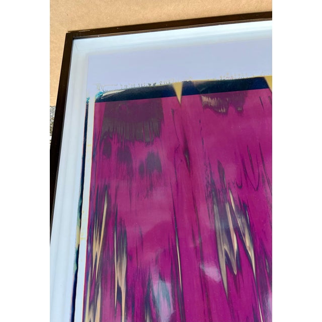 1980s Ellen Carey, 2 Large Format Abstract Unique Color Photo Polaroid Pulls Ellen Carey Photograph, 2010 For Sale - Image 5 of 18