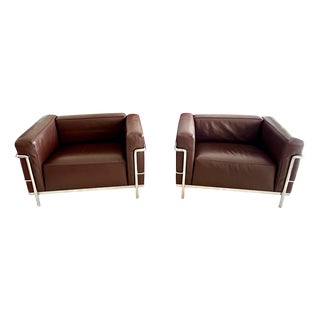 Set of LC3 Chairs by Le Corbusier for Cassina, 1990s For Sale