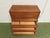 Burnt Umber Mid 20th Century Mid Century Five Drawer Walnut Dresser For Sale - Image 8 of 12