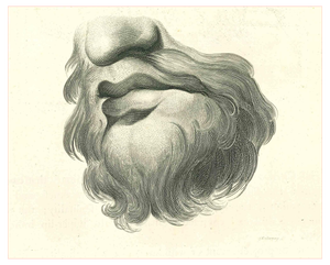Thomas Holloway, Lips Portrait, Original Etching, 1810