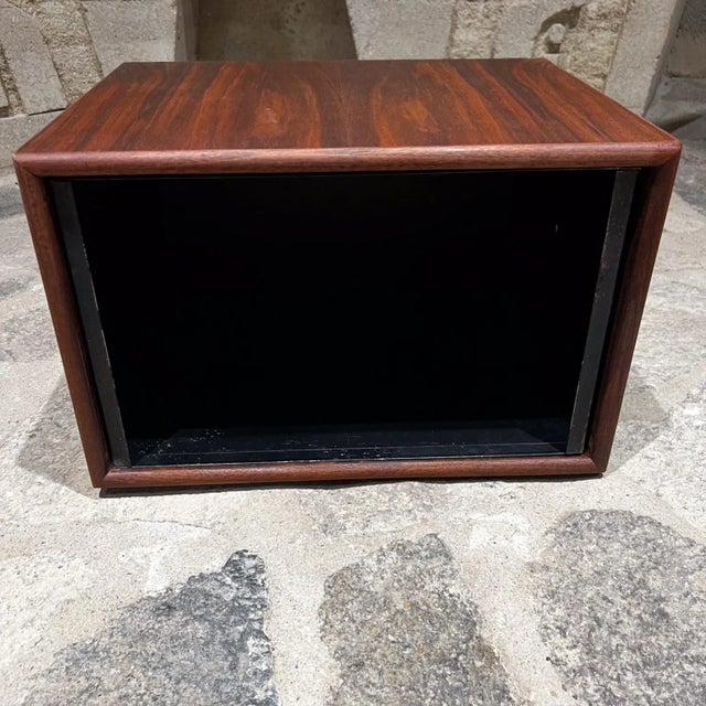 Wood 1970s Modern Walnut Wood Planter Box or Waste Basket For Sale - Image 7 of 11