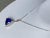 17 Carat AAA Tanzanite and Diamond Pendant or Necklace 18 Karat White Gold For Sale - Image 16 of 18