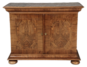 Antique Baroque Cabinet in Walnut, 1740s