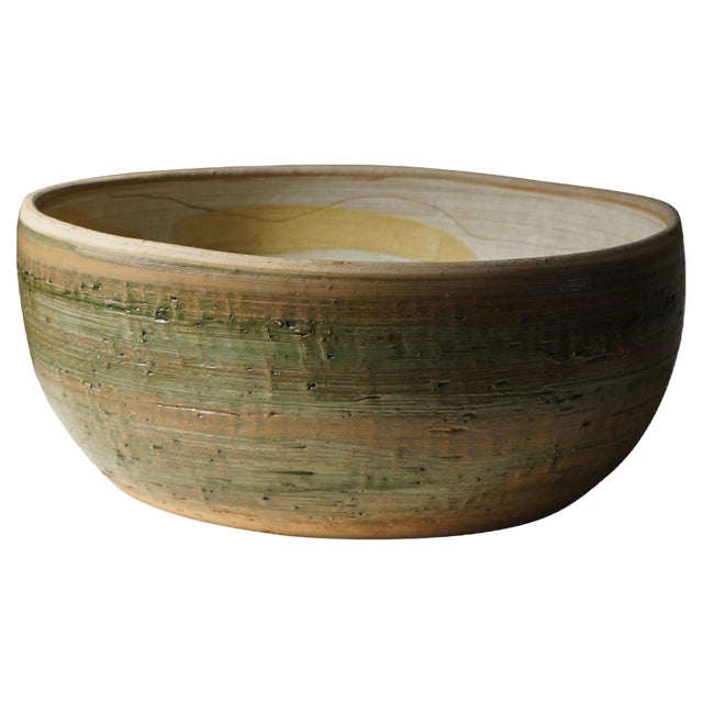 Mid Century Ceramic Bowl by Hanne Schneider for Axel Salto, 1988 For Sale