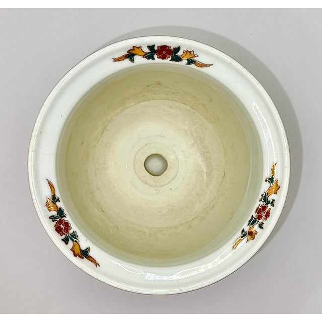 Chinoiserie Planter With Birds, Flowers and Bamboo For Sale - Image 10 of 12
