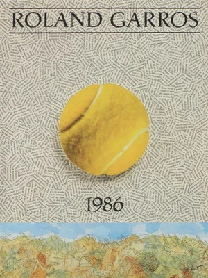 1986 Jiri Kolar Roland Garros Poster