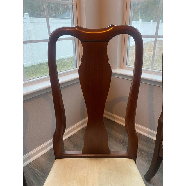 Knob Creek by Ethan Allen Cherry Dining Room Table Set With 6 Chairs