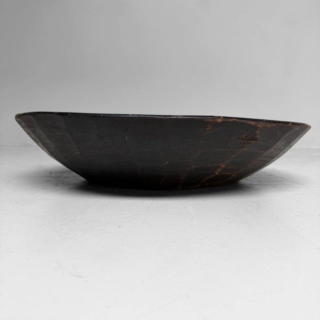 Urushi Japanese Ki-Bachi Mixing Bowl / Decorative Bowl, 1930s For Sale - Image 4 of 14