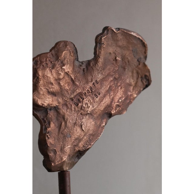 Charles Delporte, The Sleeper in the Valley, 1950s, Bronze & Metal For Sale - Image 9 of 11