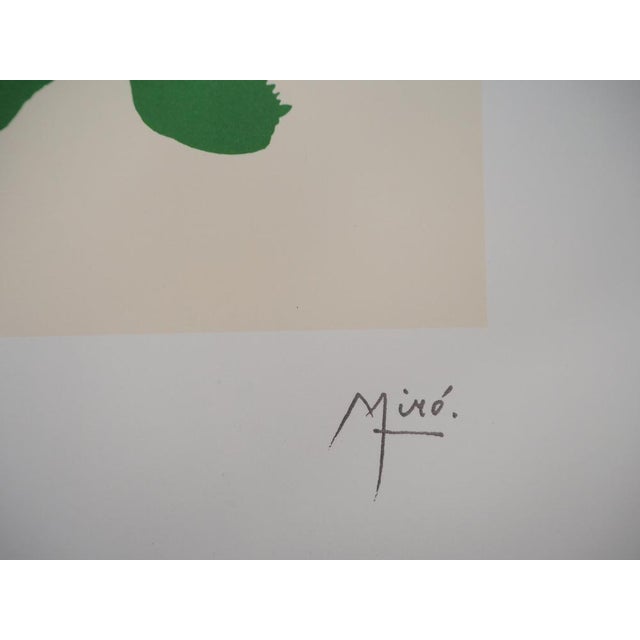 Joan Miro, Surreal Couple, Lithograph For Sale - Image 5 of 6