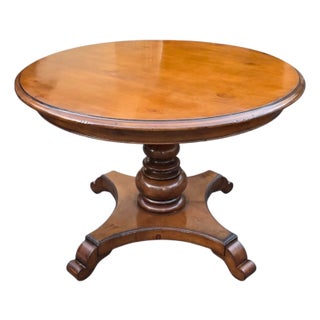 Late 20th Century Baker Furniture --- Milling Road American Empire Style Breakfast/Center Table For Sale