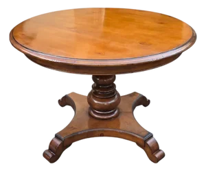 Late 20th Century Baker Furniture --- Milling Road American Empire Style Breakfast/Center Table