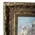 A beautifully soft, impressionist-style still life featuring magnolia blossoms arranged in a glass vase, rendered in a...