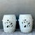 Vintage Glazed Ceramic Garden Stools - A Pair For Sale - Image 11 of 12