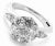 Contemporary Van Cleef & Arpels Platinum Diamond Fleurette Flower Ring, Size 5 For Sale - Image 3 of 10
