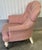 Ethan Allen Tufted Redgrave Armchairs in Pink Stripe - a Pair For Sale - Image 9 of 12