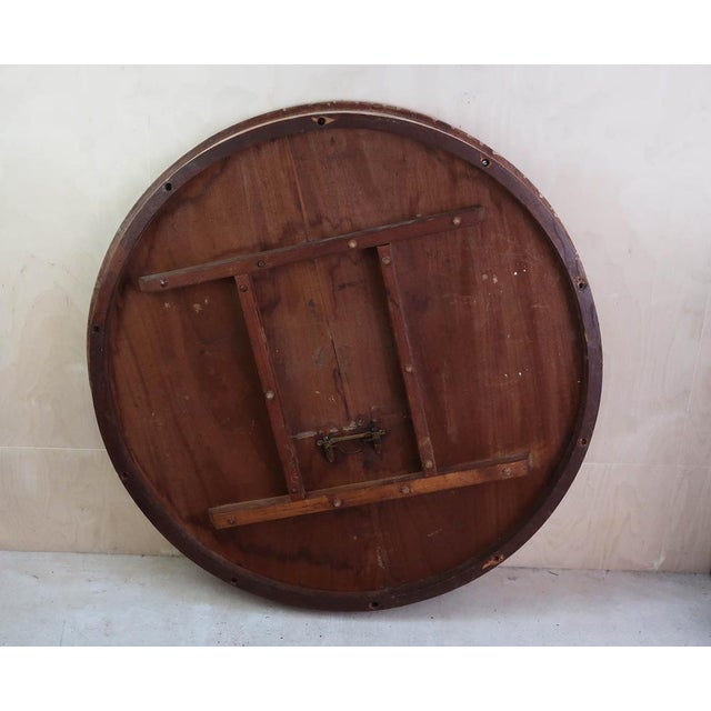 Small Antique English Palladian Style Round Bleached Table, 1835 For Sale - Image 8 of 9