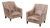 Vintage Tetrad International British Shelby Sloped Arm Leather Club Chairs - A Pair For Sale