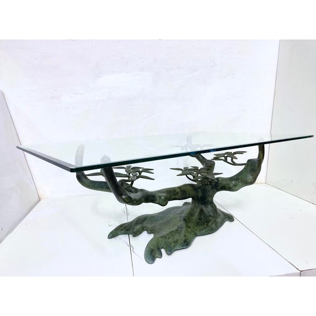 Hollywood Regency Bonsai Coffee Table by Willy Daro, Belgium, 1970s For Sale - Image 13 of 14