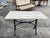 Antique White French Natural Stone & Iron Bistro Table For Sale - Image 8 of 9