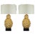 Marbro Italian Ceramic Pineapple Lamps Gold For Sale - Image 11 of 12