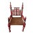 Antique Asian Hand-Carved Wedding Chair Set, 1800s For Sale