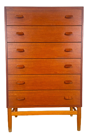 Teak Chest of Drawers by Poul M. Volther for FDB Møbler, 1960s