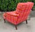 Early 20th Century Antique Carved Wood Bergère-Style Lounge Chair + Ottoman For Sale - Image 5 of 12