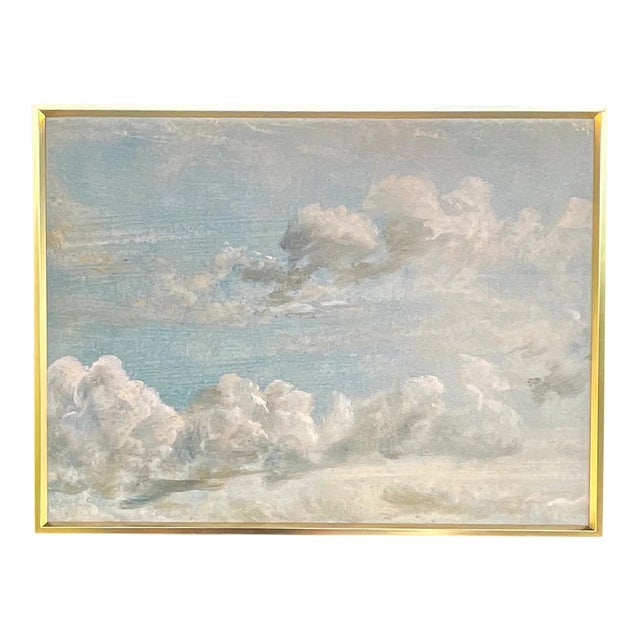 Head in the Clouds Giclee Print on Canvas Framed For Sale