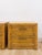 Hollywood Regency Lea Furniture Faux Bamboo Nightstand Pair Vintage Coastal Hollywood Regency For Sale - Image 3 of 12