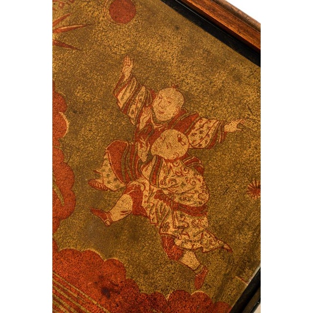 19th Century Chinoiserie Triptych Mirror For Sale - Image 13 of 15