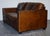 Viscount Sofa in Brown Leather from Timothy Oulton For Sale - Image 12 of 15