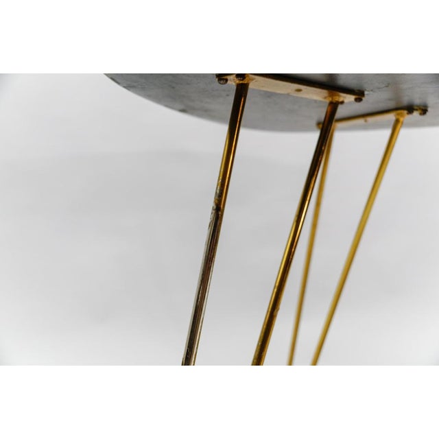 Colorful Mosaic and Brass Coffee Table, Italy, 1950s For Sale - Image 16 of 18