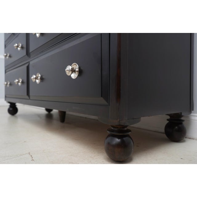 Bernhardt Martha Stewart 11 Drawer Double Dresser W. Mirror For Sale - Image 16 of 18