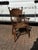 Antique Smokers Bow Fireside Chair. Sizes :- 97.5 cms tall, 59 cms wide, 46 cms seat height. Obviously an antique item, so...