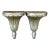 Pair of Maitland-Smith Gilt Wall Brackets Shelves, Philippines For Sale