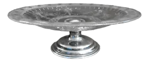 Antique Hawkes Crystal & Sterling Candy Dish