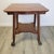 Victorian Victorian Tiger Oak Side Table With Large Green Man Claw-and-Glass Ball Feet For Sale - Image 3 of 11