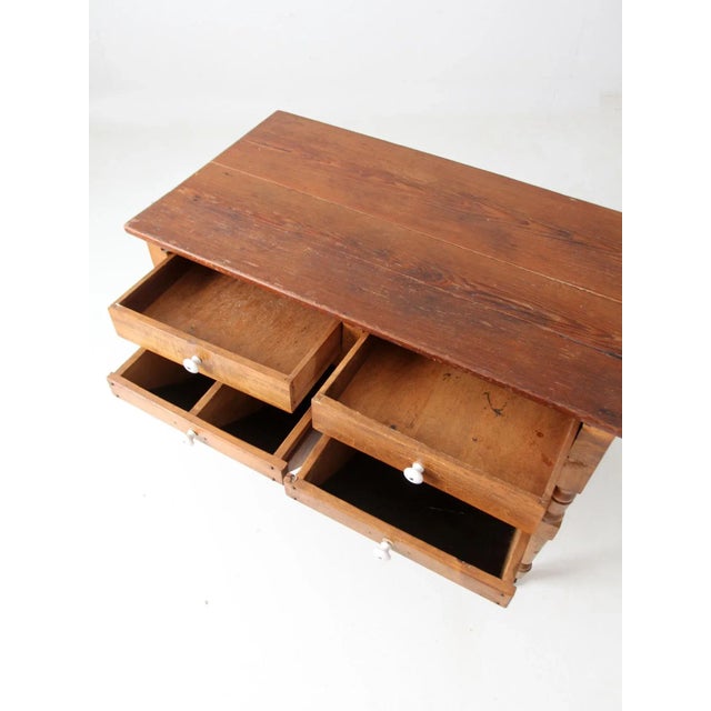 Late 19th Century Antique Baker's Table For Sale - Image 5 of 13