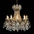 Italian Beaded Crystal 10-Light Dining Room Chandelier, 1950s For Sale - Image 10 of 15