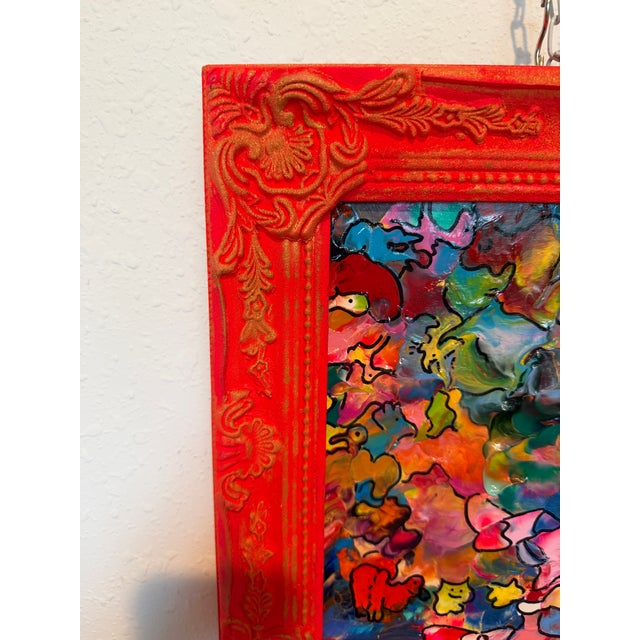 Original Abstract Painting Serg Graff "Kingdom of Pareidolia" Outsider Art Coa For Sale - Image 10 of 13