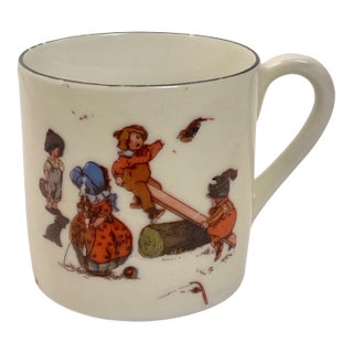 1900s Child’s Nursery Rhyme Bone China Mug For Sale