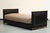 Maison Jansen Black Leather Daybed With Gilded Foliate Design For Sale - Image 14 of 18
