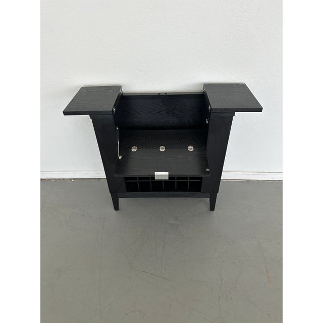 Crate & Barrel Parker Spirits Cabinet For Sale - Image 9 of 9